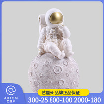 Art cm astronaut ornament mobile phone holder Home Crafts Study decorations creative gifts