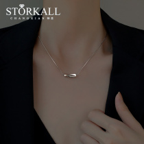 925 sterling silver necklace female summer 2021 New choker ins cold atmosphere quality light luxury niche neck chain