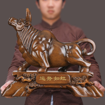 Bullwind cattle ornaments Zhaocai living room home office table high-end business gifts zodiac mascot