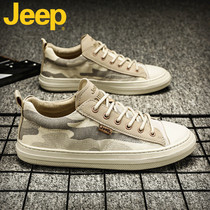 JEEP JEEP mens shoes 2021 new autumn board shoes mens casual shoes canvas shoes Bean shoes mens trendy shoes