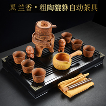 Sloth Kung Fu Tea Suit Home Brief set of tea tray Tea tray Ceramic Purple Sand Ice Cracked Teapot Tea Table