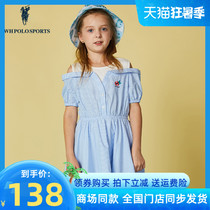 Polo children skirt foreign air baby summer clothing pure cotton girl sport dress princess dress A60912025