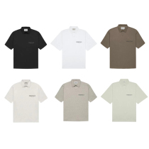 FOG FEAR OF GOD ESSENTIALS 20FW Reflective LOGO Short Sleeve POLO T-shirt spot