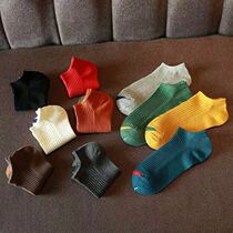 Socks mens socks boat Socks spring and summer thin Korean version of invisible couples deodorant sweat breathable students low-help Cotton