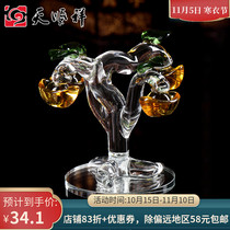 Crystal Yuanbao Tree Funeral Goods for burial and burial of k9 Crystal Yuanbao Tree White Funeral Supplies