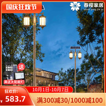 Garden light outdoor 3 m solar led super bright high power waterproof home 220V garden villa high pole street light