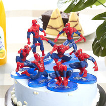 Baking Cake Decoration Spider-Man Mercy Doll Birthday Party Supplies Handmade Paparazzi Cake Decoration Inserts