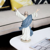 Outer single birthday gift Lladro elegant bone porcelain Jesus Catholic icon home living room decoration ornaments