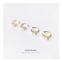 G S Fairy Trace Super Fairy-style delicate pearl earbone clip minimalist about 100 hitch mini-ear-free ear clip