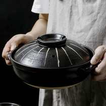 Sakura on the flower chain Japanese rice casserole high temperature resistant ceramic soup pot stew pot household gas gas stove stone pot