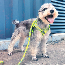 Reflective Release Loss Pooch Teddy Traction Rope Summer Chest Braces Woven Small And Medium Dog Big-dog Rope Vest Style