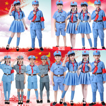 Childrens Red Army Eighth Route Army Performance suit Performance Suit Military uniform suit Sparkling Red Star Red Guard Dance suit Chorus