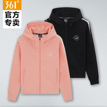 361 womens clothing sports jacket 2021 fall new even cap opening cardiovert dress trendy fashion casual jacket