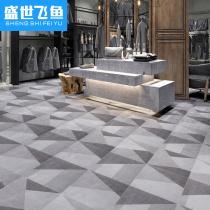 300 yellow gray cloth pattern brick indoor and exterior wall floor non-slip square living room bathroom terrazzo antique tiles