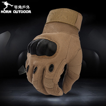 Special Forces Tactical Gloves Men and Women Spring and Summer Outdoor Combat Fighting Military Fans Full Finger Black Hawk Anti-cut