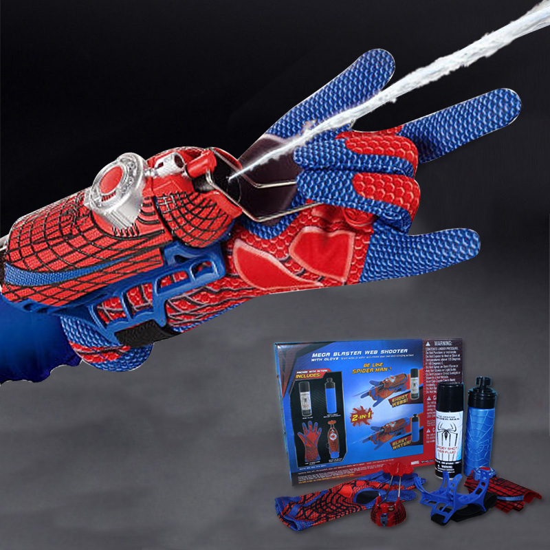 Amazing Spider Spider Man Hand Launcher 2-in-1 Spinneret Water Spray Hero Wrist Set Childrens Toy Gift