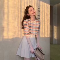 Summer dress 2021 New Hepburn style light mature style French retro suit women summer two-piece foreign skirt