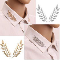 Fashion suit brooch crown collar pin simple shirt cardigan collar button small pin neckline accessories for men and women accessories