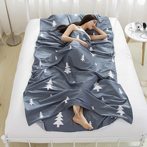  Train sleeper dirty sleeping bag single light and portable hotel sanitary business trip pure cotton travel dirty sheets soft