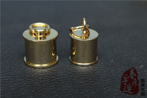 Japanese imported hardware gold plated tassel hanging handmade leather accessories accessories large and small