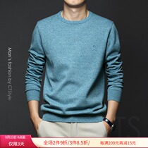 Spring Autumn mens round neck sweater 2021 Mens sweater long sleeve base shirt T-shirt sweater spring and autumn shirt