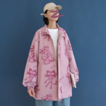 Salt coat female spring and autumn ins tide Korean version of loose 2021 New Net red niche design student Mori top