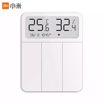 New product Xiaomi Mijia screen display switch intelligent control three-open single-control wall temperature and humidity sensor spot