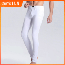 Mens autumn pants mens single cotton thin leggings tight modal warm pants plus size base underpants