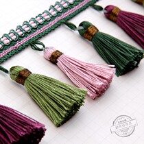 Curtain Lace Sofa Accessories Lace Streaming Sume Accessories Wedding decoration clothes Hanging Balls Handmade Furniture Four Color Hanging Ears