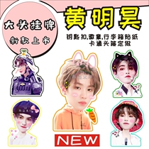 Justin Huang Minghao Big Head listing tag hanging tag decoration concert support object star around customized same model