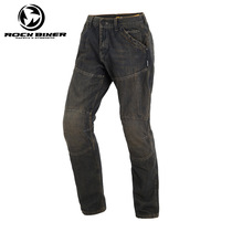  ROCK BIKER motorcycle riding jeans mens Kevlar fall-proof motorcycle racing four seasons casual straight pants