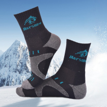 Sincere snow outdoor sports thick ski socks mountaineering hiking socks breathable hat ring cotton socks sports running socks