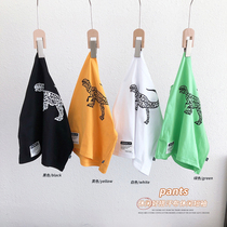 Green scout childrens clothing 2021 new spring and summer children short sleeve T-shirt boy round collar casual printed blouses