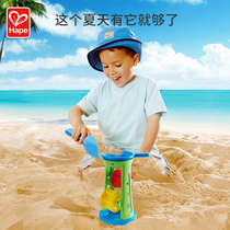 Hape beach runner hourglass set 1-3-6 years old children play sand digging sand tools Large water play toy