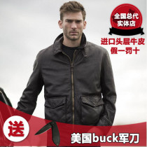 American ORIGIN COCKPIT CALFSKIN jacket Tank soldier leather Mens leather slim short jacket