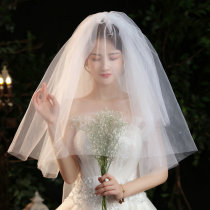 Senteal bridal head yarn retro multilayer fluffy head adorned with superfairy brief about three layers of hair accessories Suits Brigade Pat Wedding Dress Accessories