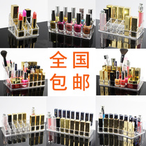 Transparent lipstick acrylic thickened Acrylic Thickened Cosmetic show containing box mascara containing shelf nail polish shelf