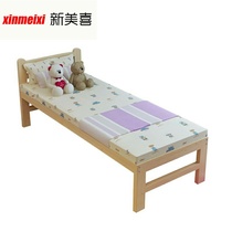 Splice bed widen bed economical adult solid wood bed side bed combined bed bed extra bed mother and child simple childrens bed