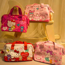 (Insulation)Cartoon thickened portable lunch box bag Waterproof handbag with rice bento bag