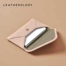 Genuine Leather Name Sheet Clip Women Business Large Capacity Light Thin Card Clip High-end Small Business Card Bag Women Portable Custom Business Card Bag