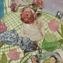 Shaw Qing Dream Table  Picture Core 57x42cm Art Collection with hands - ceremony