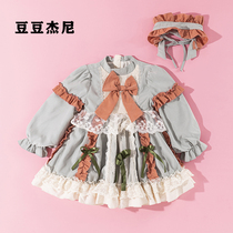 Girls Lolita dress autumn baby princess dress Lori long sleeve children autumn dress cute dress