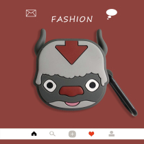 Samsung Buds Live Wireless Bluetooth Headphones Sleeve Silicone Anti-Fall Galaxy Buds Pro Cartoon Cute Headphone Shell Bull Year Softshell Apply Live Full Bag Anti-Lose Personality