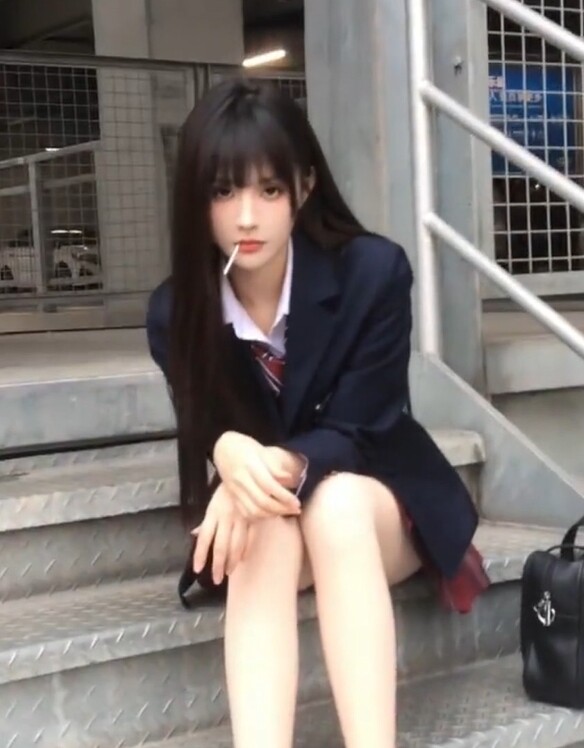 真我黑长直漫画齐刘海假发套 全真发整顶设计 自然隐形无痕贴合 长发飘逸顺滑