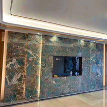 Imported Marble Materials Natural High-end Italian Basil Lavish Shake Sound The Same Background Wall The Same City Entrance Installation