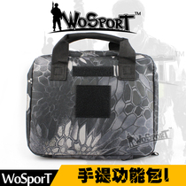 WoSporT camouflate notebook handbag live-action cs equipped with small multifunction handbag