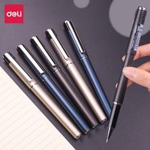 Dali signature pen business office gel pen 0 5 0 7 1 0mm Black practice water pen thick carbon pen large capacity contract sign single pen men and women white collar signature pen meeting record pen