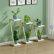 TV Cabinet Side Shelves Light Extravagant Style Living-room Flower Shelf High-end Atmosphere Modern Minima Multilayer Decorative Mesh Red