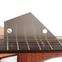 Folk bass flat ruler stainless steel two-hole triangular fingerboard silk uneven guitar measuring ruler