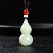 And Tanyu hyacinth pendant mens ladies genuine jade jade jade pendant Ping An fu Luyu pendant jewelry necklace with certificate